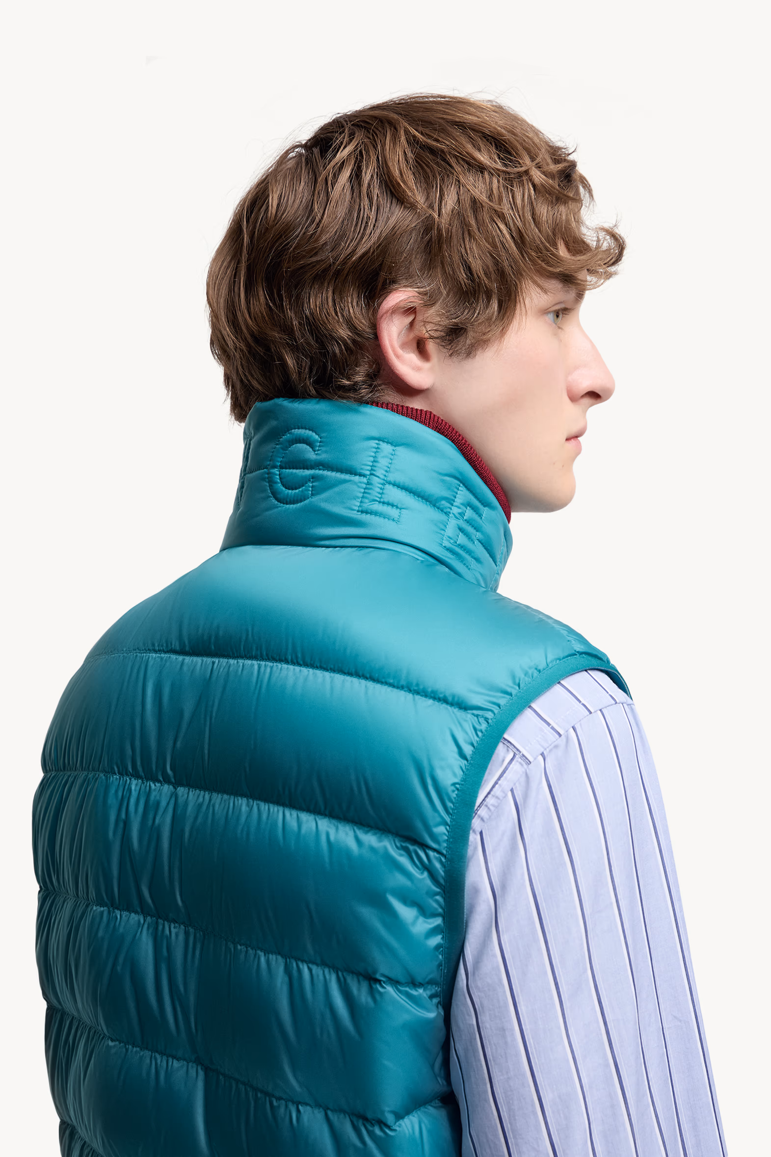 Rocoque Down Vest Men Turquoise Moncler 6